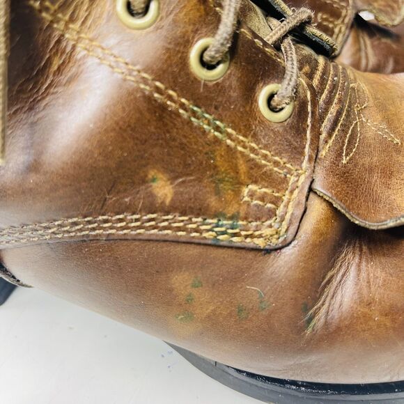 ARIAT MEN'S HERITAGE LACER WESTERN BOOTS ROUND TOE Size 10 - Picture 5 of 10